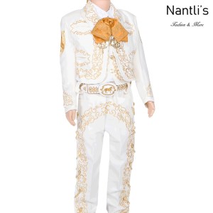 Traje de Charro Mayoreo TM72125 Beige-Gold Traje de Charro nino completo Nantlis Tradicion de Mexico