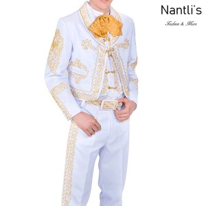 Traje de Charro Mayoreo TM72143 White-Gold Traje de Charro completo Nantlis Tradicion de Mexico