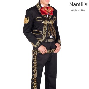 Traje de Charro Mayoreo TM72176 Black-Gold Traje de Charro completo Nantlis Tradicion de Mexico