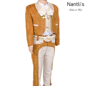 Traje de Charro Mayoreo TM72202 Mustard-Gold Traje Charro nino completo Nantlis Tradicion de Mexico