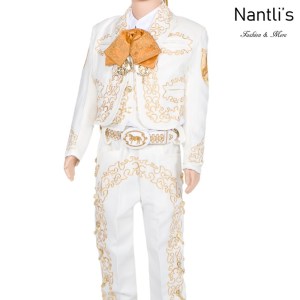 Traje de Charro Mayoreo TM72213 Beige-Gold Traje de Charro nino completo Nantlis Tradicion de Mexico