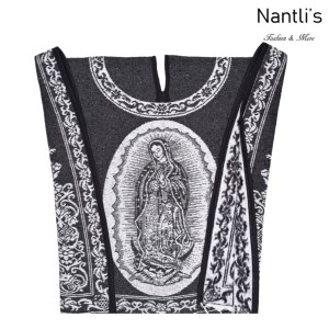 Jorongo Gaban Mayoreo TM73128 Gaban-Capa-Zarape Mexicano Estampado Virgen de Guadalupe 76x36 Nantlis Tradicion de Mexico