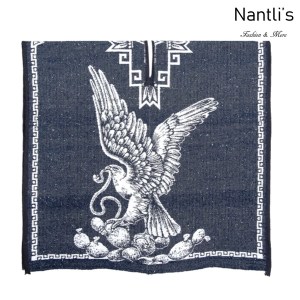 Jorongo Gaban Mayoreo TM73129 Gaban-Capa-Zarape Mexicano Estampado Aguila Mexicana 76x36 Nantlis Tradicion de Mexico