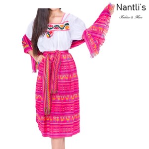 Traje tipico Mexicano Mayoreo TM74223 fuchsia Traje tipico de indita Mujer Typical Women Mexican Dress Nantlis Tradicion de Mexico