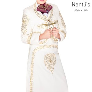 Traje de Charro Mayoreo TM76102 Beige-Gold Traje de Charro completo mujer Nantlis Tradicion de Mexico