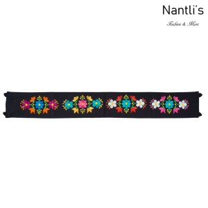 Cinturon Bordado Mayoreo TM78051 Black Cinturon Bordado Mexicano de Mujer Mexican Embroidered Belt for women Nantlis Tradicion de Mexico