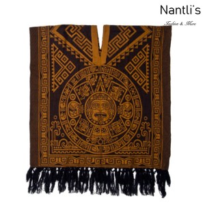 Jorongo Gaban Mayoreo TM93411 Gaban-Capa-Zarape Mexicano Estampado Calendario Azteca 76x36 Nantlis Tradicion de Mexico