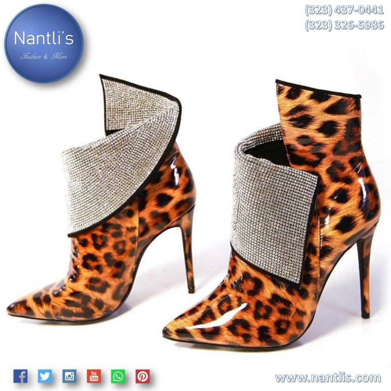 Botas para Mujer por Mayoreo / Wholesale Womens Boots Leopard Booties