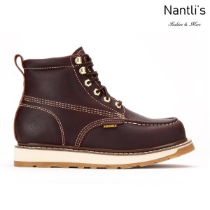 BA612 burgundy Botas de Trabajo Mayoreo Wholesale Work Boots Nantlis
