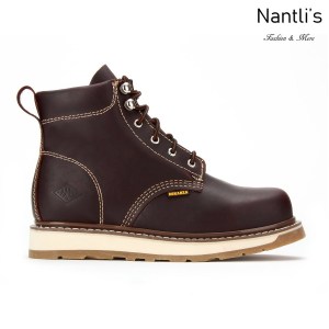 BA642 burgundy Botas de Trabajo Mayoreo Wholesale Work Boots Nantlis
