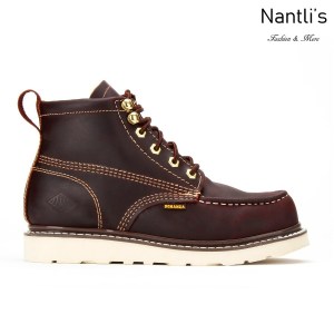 BAT630 burgundy Botas de Trabajo Mayoreo Wholesale Steel Toe Work Boots Nantlis