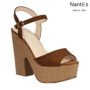 BL-Alden-3 Brown Zapatos de Mujer Mayoreo Wholesale Women Shoes Wedges Nantlis