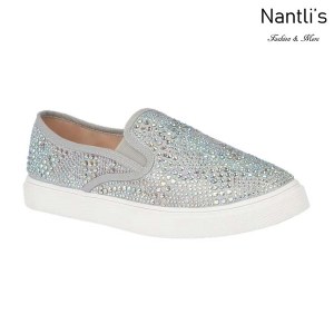 BL-Cherry-43 Silver Zapatos de Mujer Mayoreo Wholesale Women sneakers Shoes Nantlis