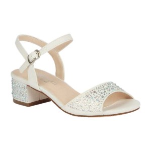 BL-K-Brenda-9 White Zapatos de niña Mayoreo Wholesale girls heels Kids dress Shoes Nantlis