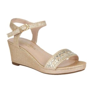 BL-K-Christy-43 Nude Zapatos de niña Mayoreo Wholesale Girls Wedges Kids Shoes Nantlis