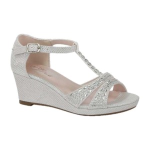 BL-K-Christy-7 White Zapatos de niña Mayoreo Wholesale Girls Wedges Kids Shoes Nantlis