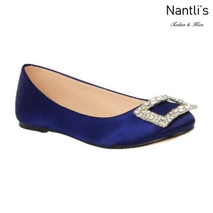 BL-K-Gigi-12 Navy Zapatos de niña Mayoreo Wholesale girls flats Kids dress Shoes Nantlis