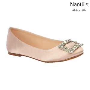 BL-K-Gigi-12 Nude Zapatos de niña Mayoreo Wholesale girls flats Kids dress Shoes Nantlis