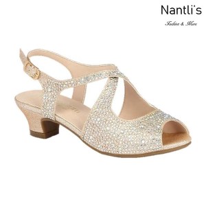 BL-K-Suri-33 Nude Zapatos de niña Mayoreo Wholesale Kids heels dress Shoes Nantlis