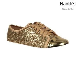 BL-K-Tennis-6 Gold Zapatos de nina Mayoreo Wholesale Girls sneakers kids Shoes Nantlis
