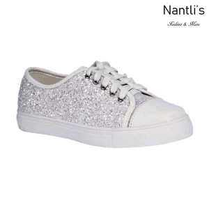 BL-K-Tennis-6 White Zapatos de nina Mayoreo Wholesale Girls sneakers kids Shoes Nantlis