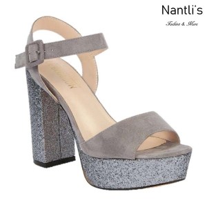 BL-Keith-4 Grey Zapatos de Mujer Mayoreo Wholesale Women Heels Shoes Nantlis
