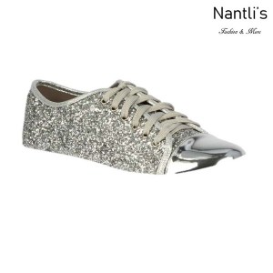 BL-Tennis-6 Silver Zapatos de Mujer Mayoreo Wholesale Women sneakers Shoes Nantlis