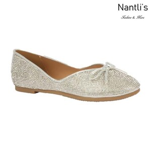 BL-Terra-2 Silver Zapatos de Mujer Mayoreo Wholesale Women flats Shoes Nantlis
