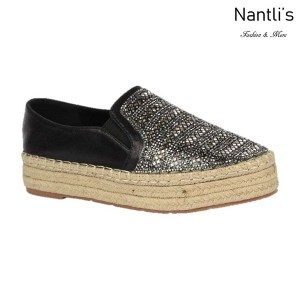 BL-Yanny-15 Black Zapatos de Mujer Mayoreo Wholesale Women Shoes Flats sneakers Nantlis