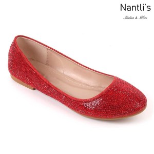 MC-Merina-21 Red Zapatos de Mujer Mayoreo Wholesale Women flats Shoes Nantlis