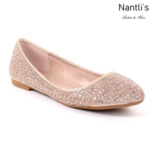 MC-Merina-22 Rose Gold Zapatos de Mujer Mayoreo Wholesale Women flats Shoes Nantlis