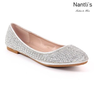 MC-Merina-22 Silver Zapatos de Mujer Mayoreo Wholesale Women flats Shoes Nantlis