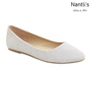 MC-Tracy-8 Silver mesh Zapatos de Mujer Mayoreo Wholesale Women flats Shoes Nantlis