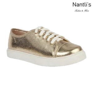 BL-Cherry-38 Gold Zapatos tennis de Mujer Mayoreo Wholesale Women sneakers Shoes Nantlis