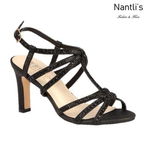 BL-Janet-16 Black Zapatos de Mujer elegantes Tacon medio Mayoreo Wholesale Womens Mid-Heels Fancy Shoes Nantlis