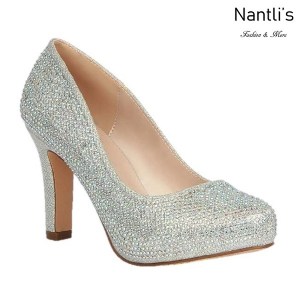 BL-Jonny-10 Silver Zapatos de Mujer elegantes Tacon medio Mayoreo Wholesale Womens Mid-Heels Fancy Shoes Nantlis