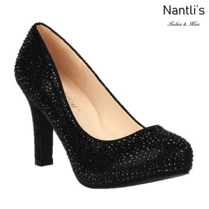 BL-Jonny-17 Black Zapatos de Mujer elegantes Tacon medio Mayoreo Wholesale Womens Mid-Heels Fancy Shoes Nantlis