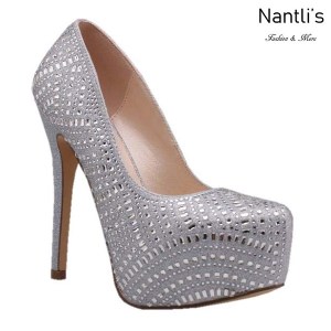 BL-Kinko-200 Silver Zapatos de Mujer elegantes Tacon Alto Mayoreo Wholesale Womens Hi-Heels Fancy Shoes Nantlis