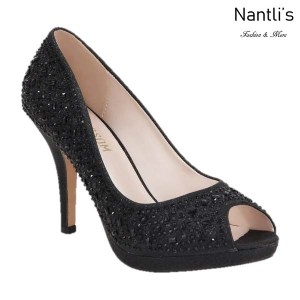 BL-Robin-175 Black Zapatos de Mujer elegantes Tacon medio Mayoreo Wholesale Womens Mid-Heels Fancy Shoes Nantlis