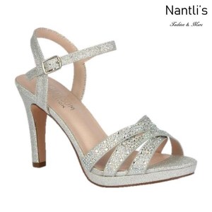 BL-Taylor-14 Silver Zapatos de Mujer elegantes Tacon medio Mayoreo Wholesale Womens Mid-Heels Fancy Shoes Nantlis