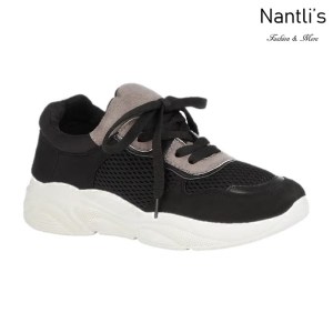 BL-Tonya-19 Black Zapatos tennis de Mujer Mayoreo Wholesale Women sneakers Shoes Nantlis