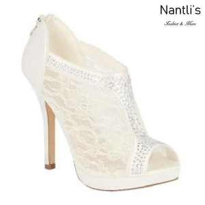 BL-Yael-9 Ivory Zapatos de Mujer elegantes Tacon medio Mayoreo Wholesale Womens Mid-Heels Fancy Shoes Nantlis