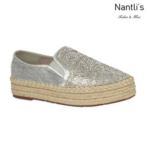 BL-Yanny-15 Silver Zapatos tennis de Mujer Mayoreo Wholesale Women sneakers Shoes Nantlis