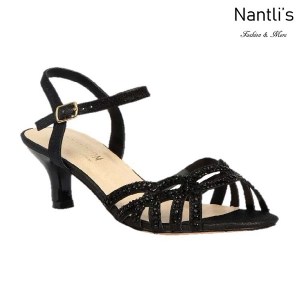 BL-Berk-212 Black Zapatos de Mujer elegantes Tacon bajo Mayoreo Wholesale Womens Low-Heels Fancy Shoes Nantlis