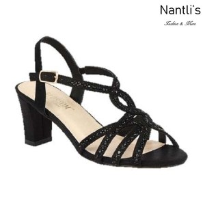 BL-Carla-16 Black Zapatos de Mujer elegantes Tacon bajo Mayoreo Wholesale Womens Low-Heels Fancy Shoes Nantlis