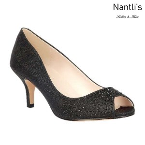 BL-Hurley-19 Black Zapatos de Mujer elegantes Tacon bajo Mayoreo Wholesale Womens Low-Heels Fancy Shoes Nantlis