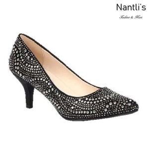 BL-Hurley-26 Black Zapatos de Mujer elegantes Tacon bajo Mayoreo Wholesale Womens Low-Heels Fancy Shoes Nantlis
