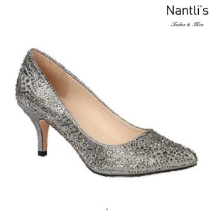BL-Hurley-26 Pewter Zapatos de Mujer elegantes Tacon bajo Mayoreo Wholesale Womens Low-Heels Fancy Shoes Nantlis