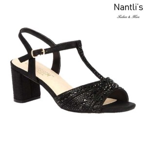 BL-Martina-12 Black Zapatos de Mujer elegantes Tacon bajo Mayoreo Wholesale Womens Low-Heels Fancy Shoes Nantlis