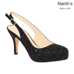 BL-Roma-14X Black Zapatos de Mujer elegantes Tacon bajo Mayoreo Wholesale Womens Low-Heels Fancy Shoes Nantlis